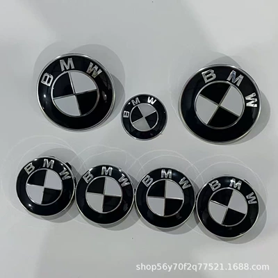 Limited Edition Collaboration Model, Car logo - front-mark-82-rear-mark-82-wheel-cover-684-steering-wheel-45-black-and-white