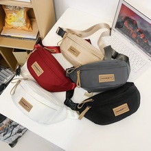 潮牌胸包男手机小挎包单肩背包日系休闲百搭斜挎包运动跑 步腰包