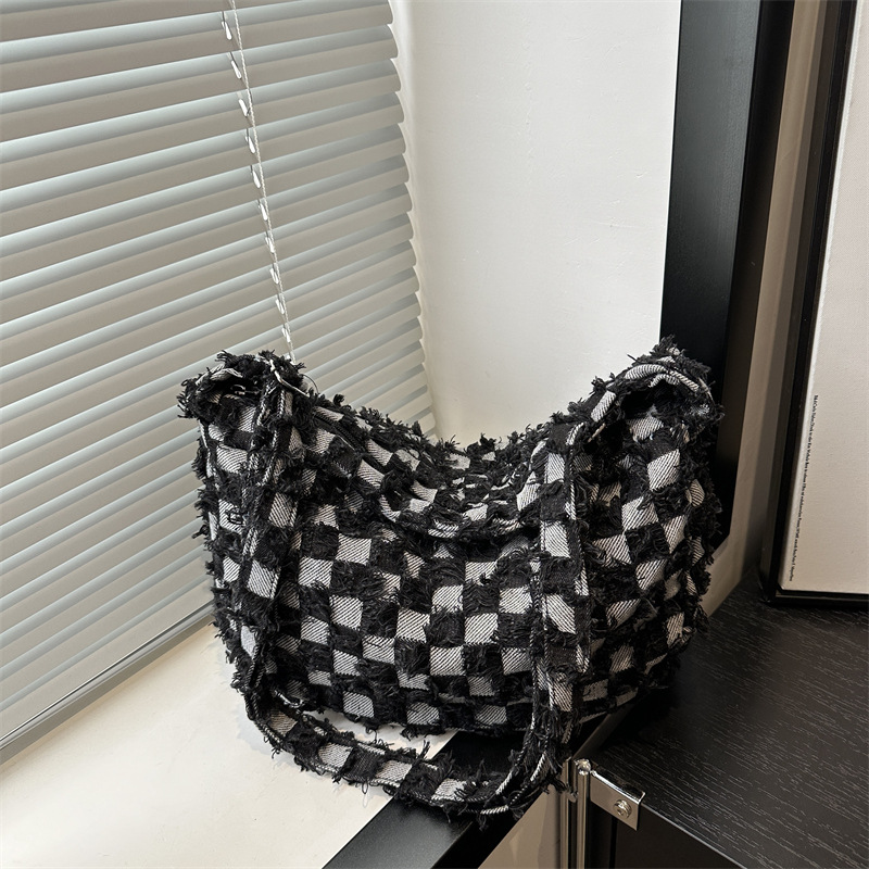 Bolsa de viaje ocio de gran capacidad para mujeres 2024 nuevo otoño e invierno mochila de moda cuadrada cuadrada bolso de hombro