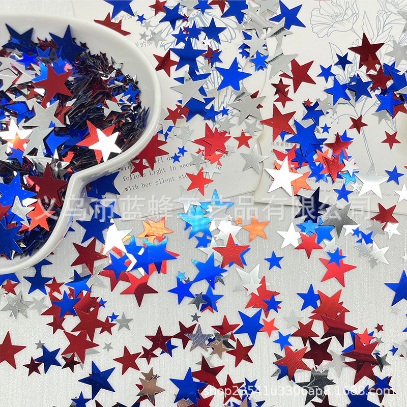 Factory supply color sequins stars children stickers packaging accessories filler diy jewelry wholesale nail art