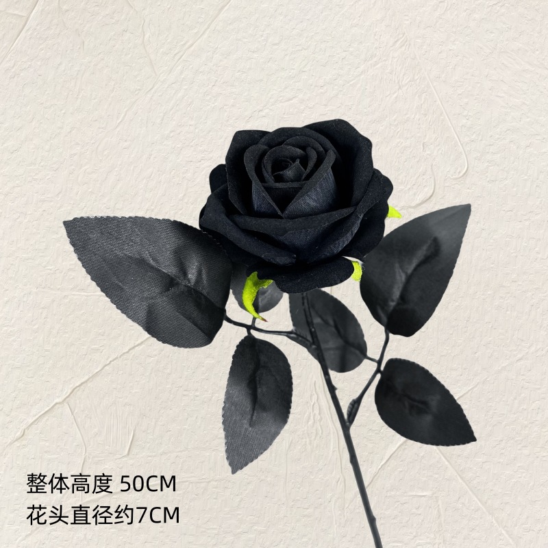 Flor de rosa simulada franela de una sola mano cascada de rosas flor simulada boda decoración del hogar decoración flor falsa al por mayor