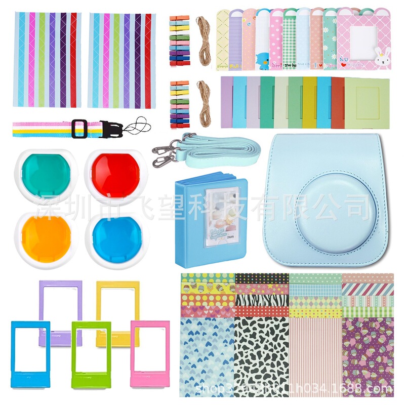 Polaroid Camera instax mini 11 12 Accessories Set 10-in-1 Camera Bag Photo Album Colorful Photo Frame