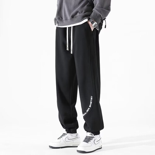 Trend Japanese fashion fashion brand trousers and sports pants. Trend new men's casual pants. Youth popular loose spring and autumn.