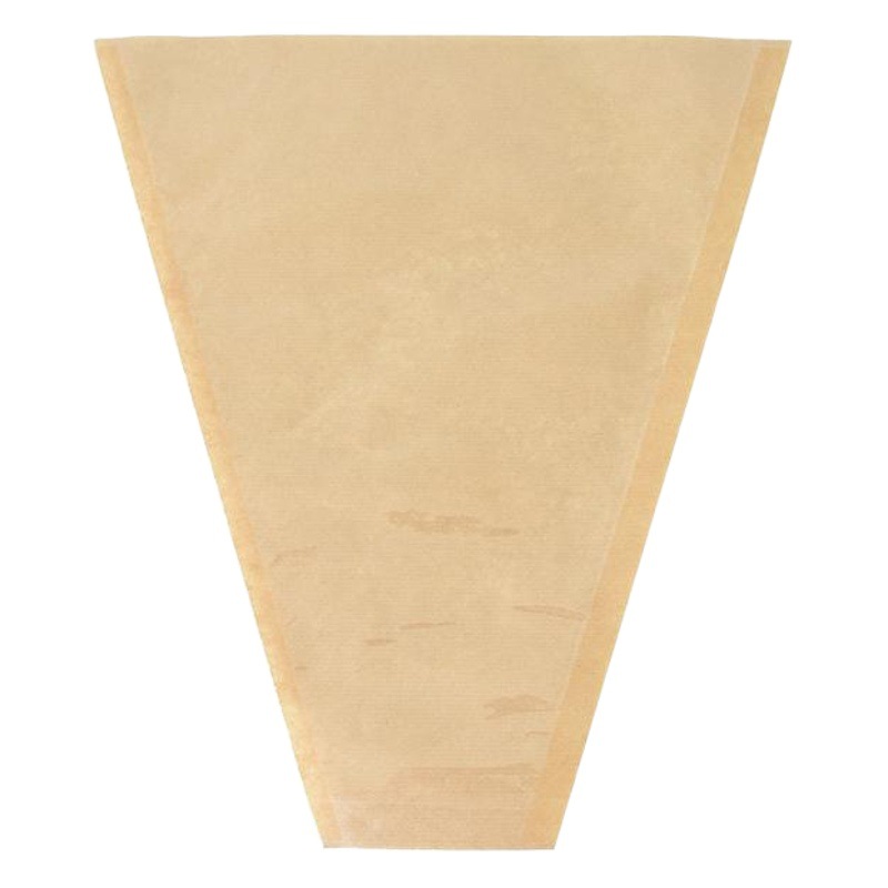 Bolso de flores de papel kraft creativo Bolso de flores transparente Bolso de flores de alta gama retro literario Bolso de flores múltiples Bolso de embalaje de flores al por mayor