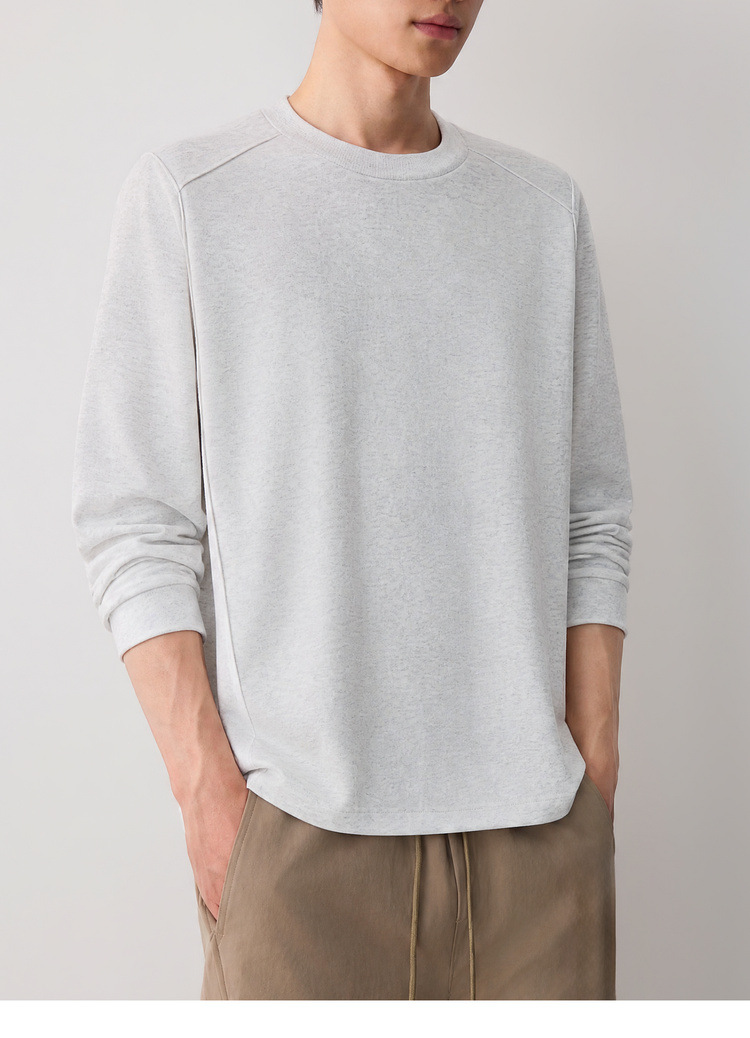 Áo hoodie nam nỉ cao cấp phong cách thông minh, chia cắt lập thể, kiểu dáng đơn giản hiện đại — đen chi tiết 17
