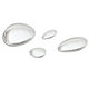 Imitation stainless steel water drop mirror device wall hanging restaurant model room wall decoration Pebble head hanging decoration soft decoration
