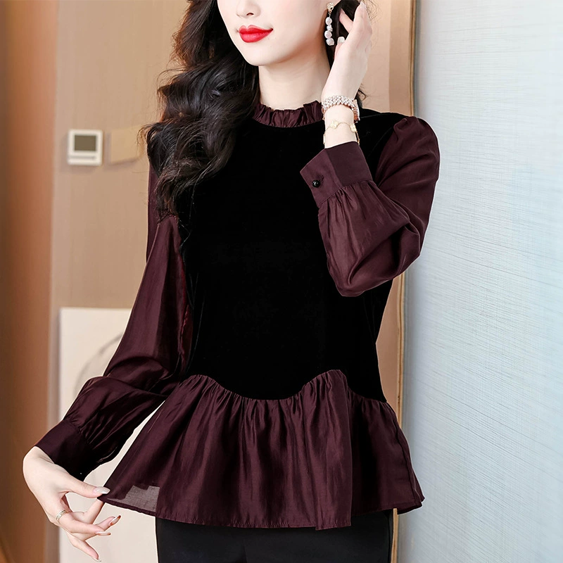 Прямые продажи фабрики спот 2025 весна и осень новый золотой бархат