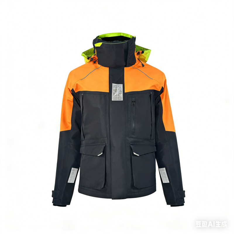 Sailing Clothing Men's Outdoor Windproof and Waterproof Jacket Warm and Wear-Resistant Jacket Spring and Autumn Sailing Sports Equipment
