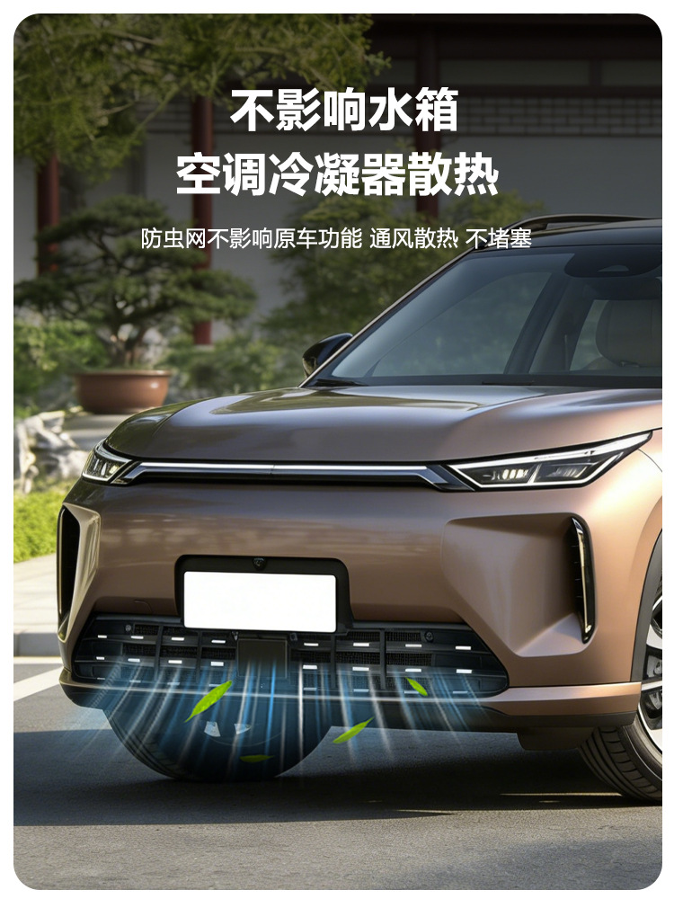 Suitable for Aion I60 Insect-Proof Net Snap-On Front Grille Water Tank Protective Cover Anti-Insect and Anti-Lint Modification Accessories