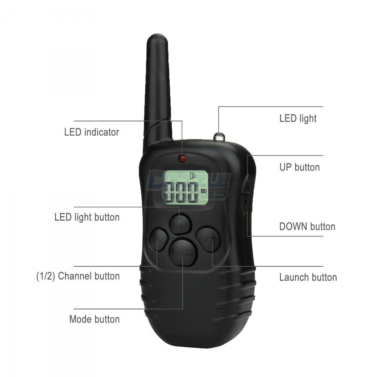 訓狗器寵物用品充電遙控批發止吠器998D寵物用品震動電擊