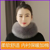 Шарф, универсальный демисезонный удерживающий тепло фальшивый воротник, популярно в интернете, с защитой шеи