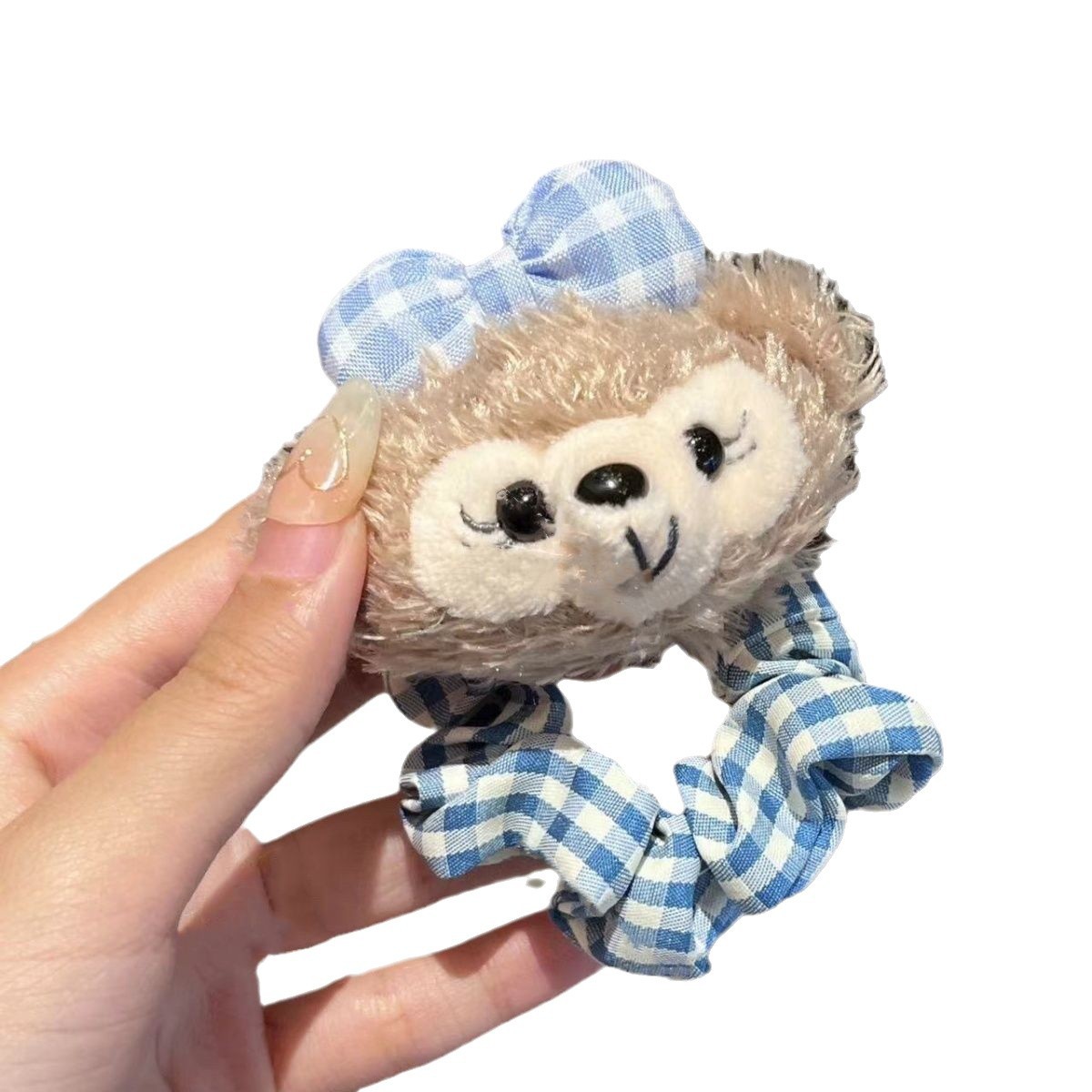 Bonito anillo de cabello de Shirley Mei estilo universitario JK viento muñeca cuadrilátero rojo <unk> <unk> clip de boca japonés joyería de cabello mujer