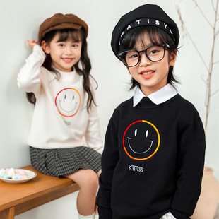 2025 New Kidsren's Long-Sleeved Boys' 2024 Autumn and Winter Girls' Korean Style Kidsren's Clothing