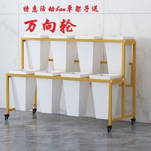 Flower Shop Flowers Simple High-End Display Rack Multi-Layer Stepped Special Flower Rack Mobile Street Stall Flower Bucket