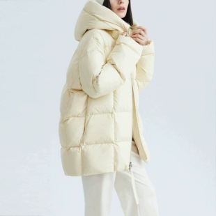 Pinghu down Jacket Women's Japanese and Korean Style Duck down Short Winter Women's High-End down Jacket New Style