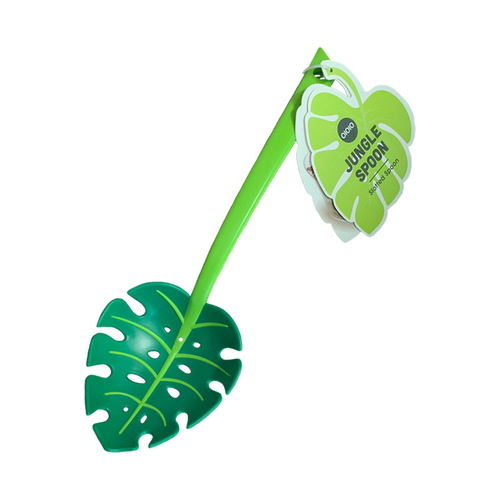 Large leaf spoon, home salad spoon, creative noodles, dumplings, hot pot colander, cooking turtle leaf spoon