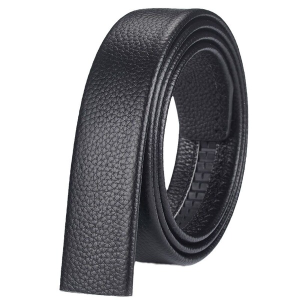 Double-sided leather belt