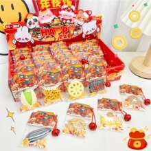 新年吃货挂件2026马年元旦创意仿真食物树脂挂件包爆款儿童玩具