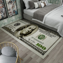 创意长条卧室床边美元地毯长方形个性玄关走廊飘窗地垫