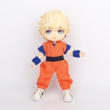 ob11娃衣 武道服 七龙珠 孙悟空同款 布衣 12分bjd娃娃衣服