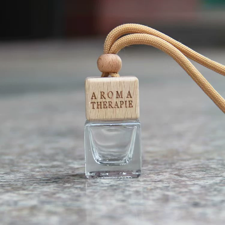 Perfume, container, pendant for auto, wooden bottle, accessory, 8 ml