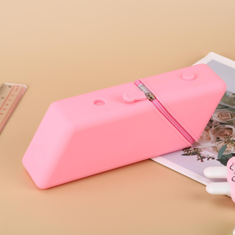 シンプルな小学生の文房具箱子供のシリカゲル鉛筆袋卸売り容量学習用品鉛筆箱シリカゲル筆袋|undefined