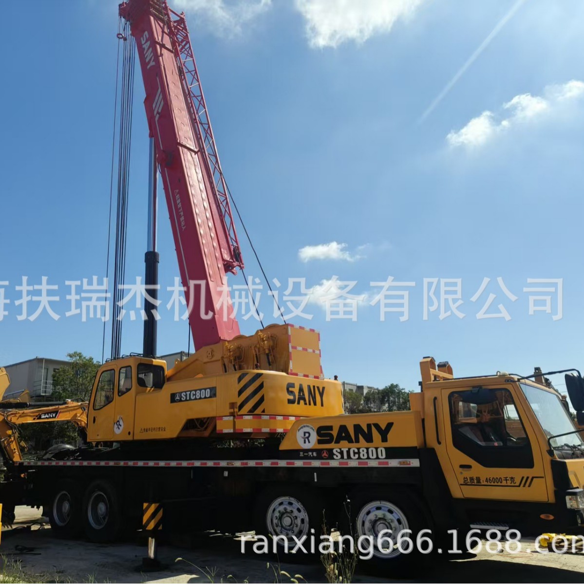 STC800二手三一80吨汽车起重机汽车吊STC750 STC500