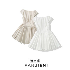 ZR外国貿易卸売り欧米風女装の新型フランス式ウエストが痩せているノースリーブチョッキのワンピースのミニスカート