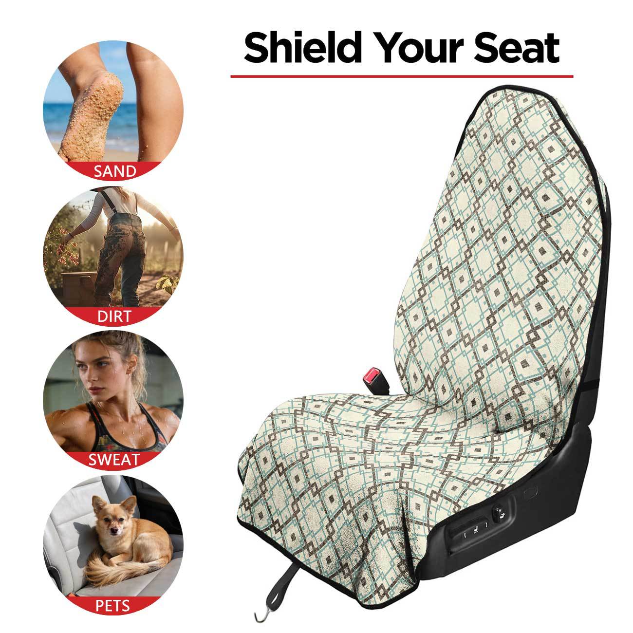 Car seat towel cover for front seats, suitable for gym and exercise, universal for all seasons, car use 171