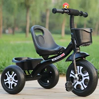 Детский трехколесный велосипед-коляска для детей 1-3-2-6 лет, большая детская коляска-велосипед, игрушечная машинка для детей