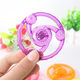Flash cable flywheel luminous flywheel flash gyro whistle pull stall supply creative children's toys gifts