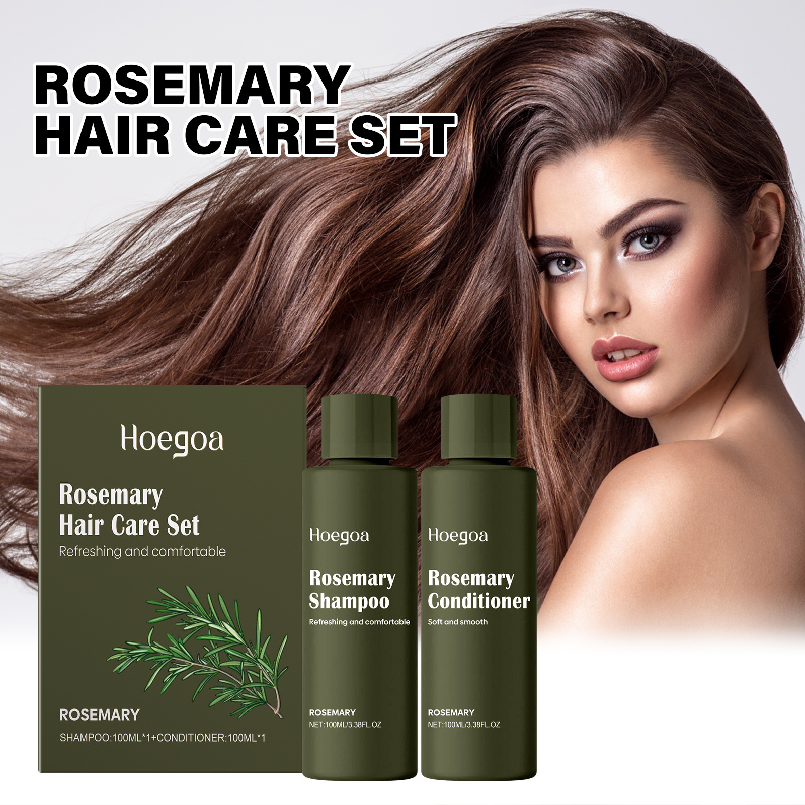 Set with rosemary