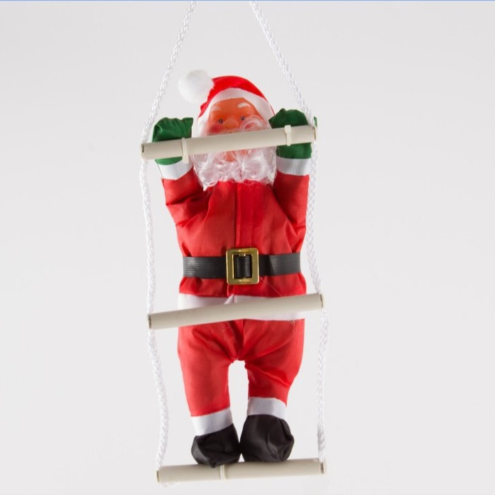 popolare 25CM scala per 1 persona ciondolo di Babbo Natale decorazioni di Babbo Natale vendita diretta dalla fabbrica_voghion.com