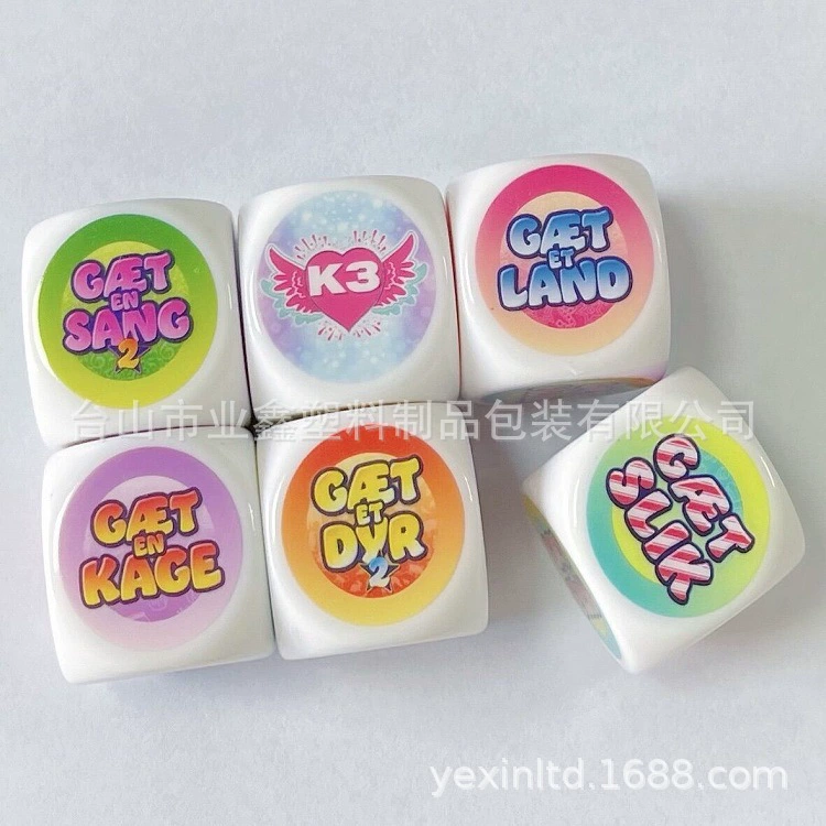 Термопереносные кости, переносные цвета, печатные кости, UV печатные кости 12-30 мм на выбор