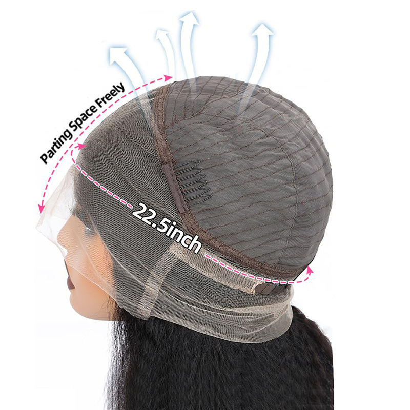 360 Full Lace Wig Straight Human Hair Full Lace Headgear Straight Real Wig