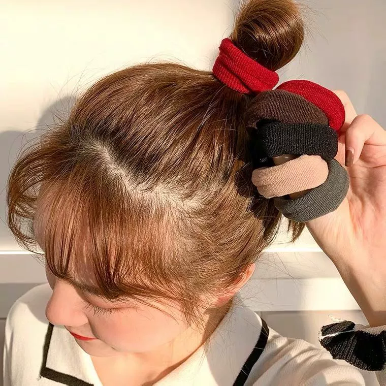 Elastic hair rope for elementary school students, case, ponytail, Korean style