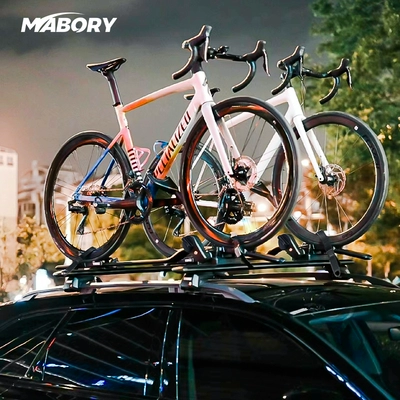 Suitable for Maiborui Car Bicycle Rack, Roof-Mounted Car Carrier, Universal Fixed Mount for Sedan and Suv (Car bike rack)