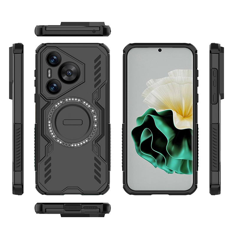 Honor serisi cep telefonu kılıfları, lens her şey dahil manyetik düşme önleyici ve ısı dağılımı için uygun fabrika doğrudan satış Huawei P70 cep telefonu kılıfları