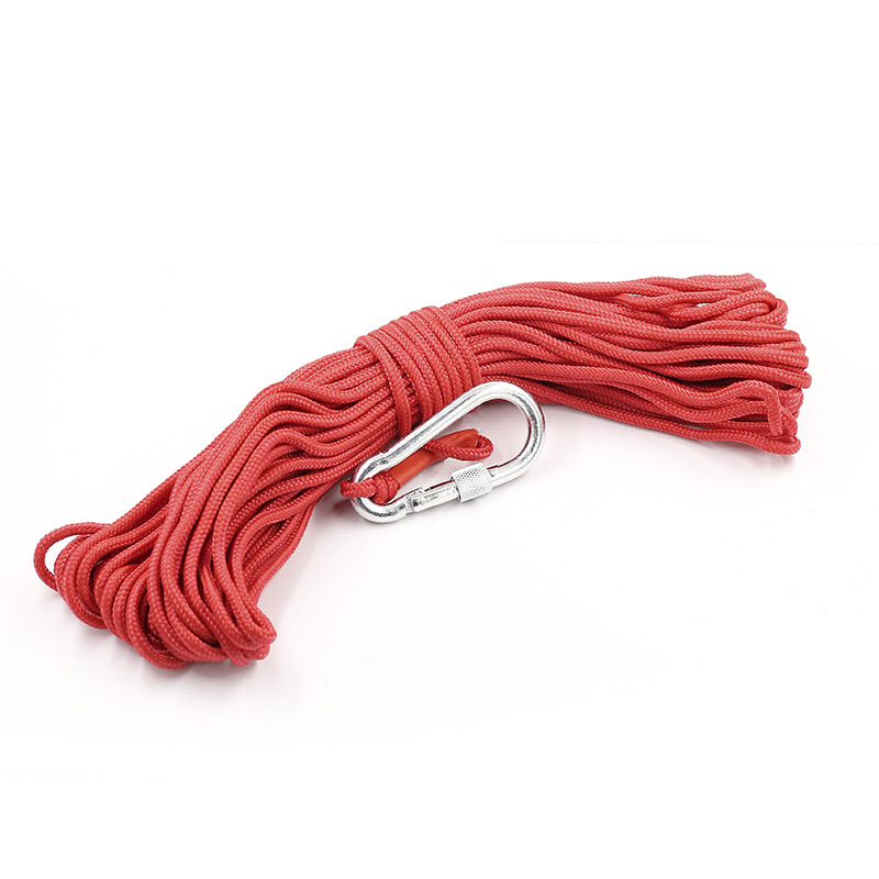 6* 10m 빨간색 로프(버클 188g 보내기)