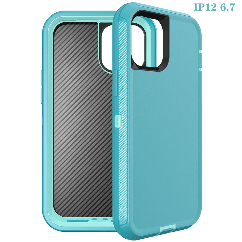 New wholesale Apple 15 anti-fall three-in-one mobile phone case iphone12ProMax three-proof robot protective cover
