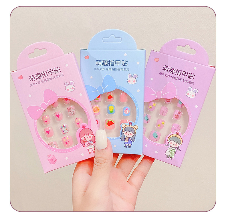 Kinder Nagel Baby Prinzessin Wasserdicht Cartoon Sichere Ungiftig Finger Aufkleber display picture 2