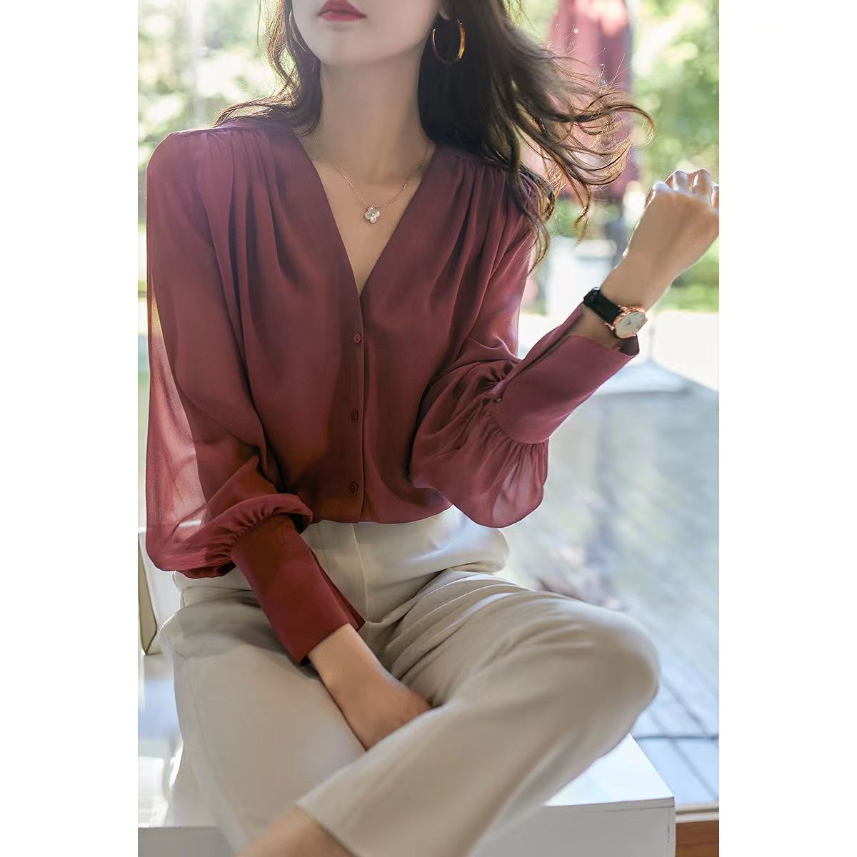 빨강 [하이 퀄리티 직물]