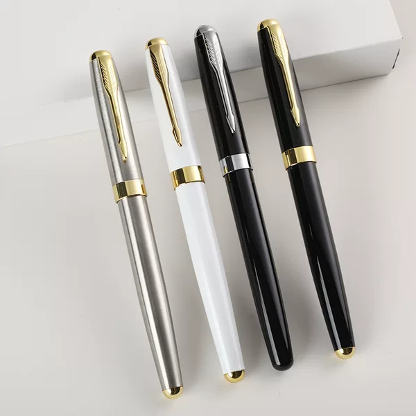 Spot Supply Metal Signature Pen Business Metal Ball Pen Advertising Gift Metal Gel Pen Engraving LOGO
