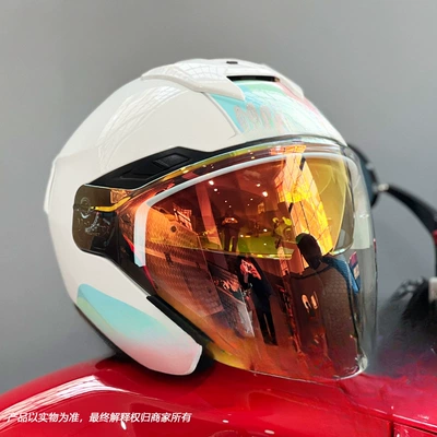 Motosiklet dəbilqələri | MOTORAX Morex S30 Half Helmet - s-tiffany-with-magic-film