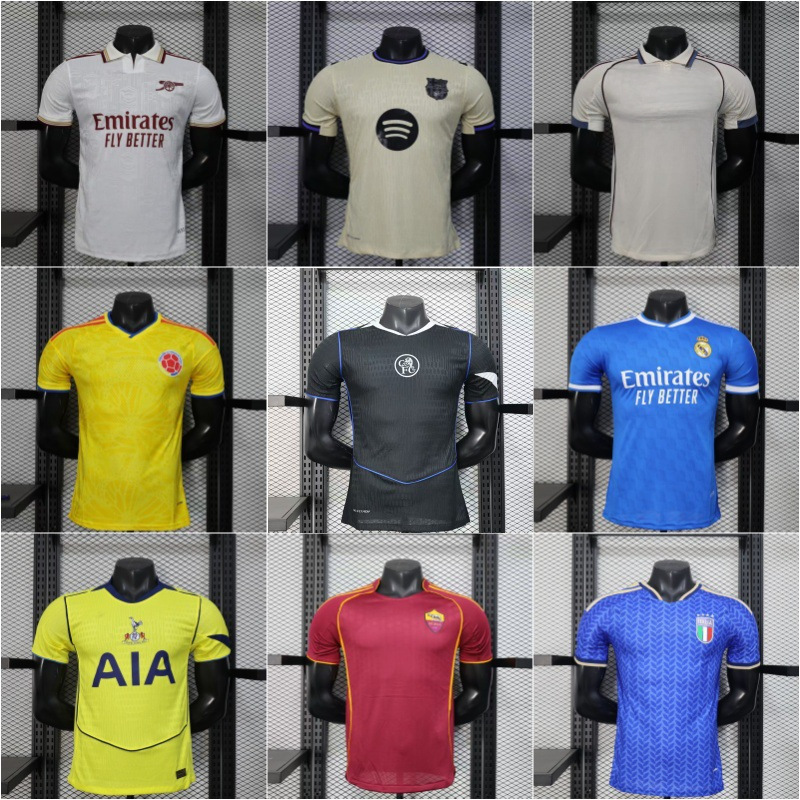 2526 Club's New Player Version Jersey Chelsea Tottenham Barcelona Flamengo Cross-Border Hot Model Can Be Printed with Numbers