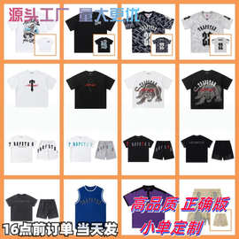 短袖正确版创意印花Ins小众跨境潮牌宽松美式高街T恤夏季合集圆领