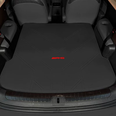 Trunk Mat – Mats - pure-cowhide-classic-black-amg-embroidered-red-label-high-quality-recommended-mercedes-benz-amg-gt