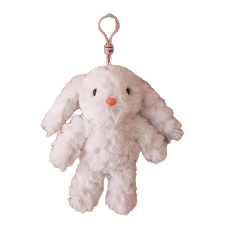 Nuevos productos de desechos de tierra viento orejas colgantes de llaves de automóviles lindos muñecas de peluche bolsos pequeños colgantes regalos