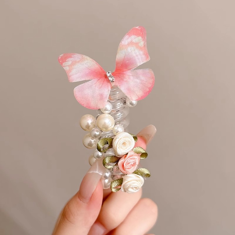 Línea telefónica con lazo, anillo para el cabello, tocado, nueva trenza de burbujas, cuerda para el cabello trenzada, alta elasticidad, sin dañar el cabello, cuerda para atar, banda de goma femenina