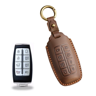 Genesis Genesis Key Cover: Car key bag - 8-key-brown